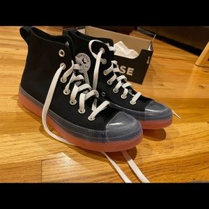 Chuck Taylor All Star CX Unisex High Top shoes black/clear/wild mango.